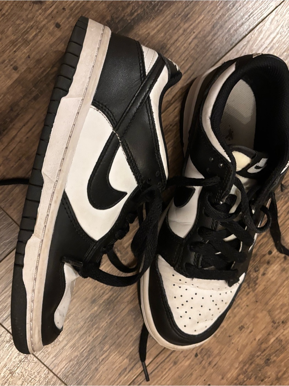 Nike Black and White Low-Top Sneakers